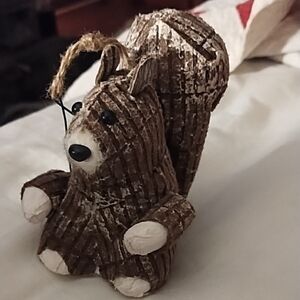 Handmade Squirrel Ornament